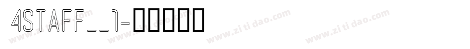  4STAFF__1字体转换